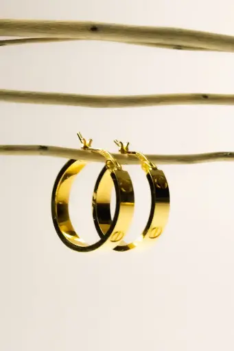 金環耳環 - 簡約中號